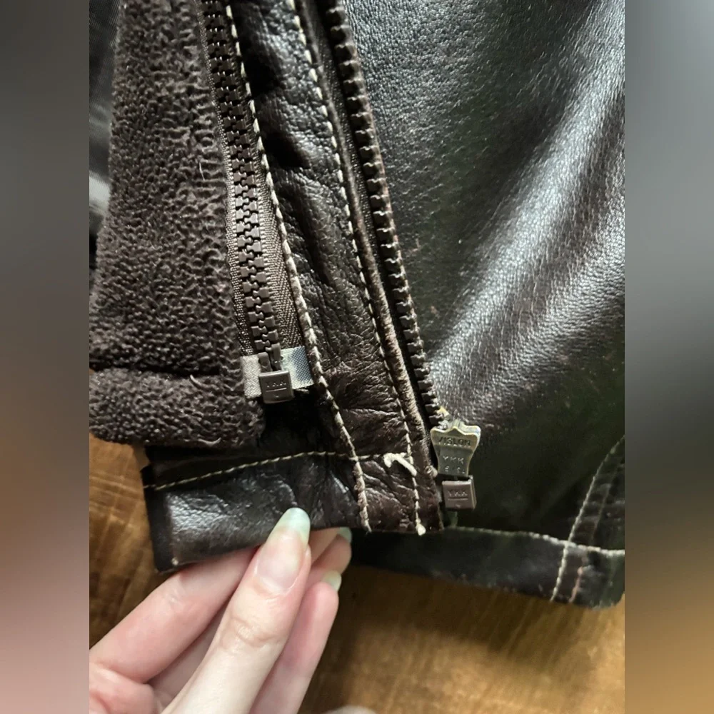 Danier Dark Brown Vintage Leather Jacket - Picture 10 of 16